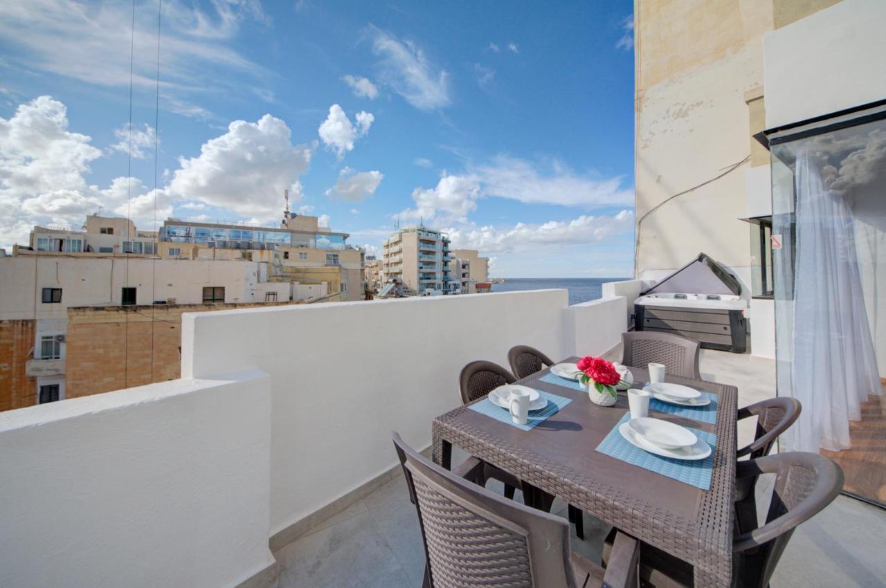 Fleur Court - Sliema 4 Bedroom Side Seaviews Apartments And Penthouse By Shortletsmalta Exteriör bild